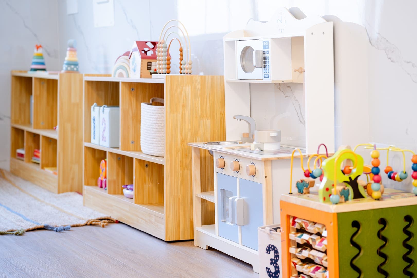 Warm and inviting daycare environment